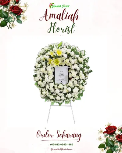 Krans Bunga Duka Cita di Situbondo Kota